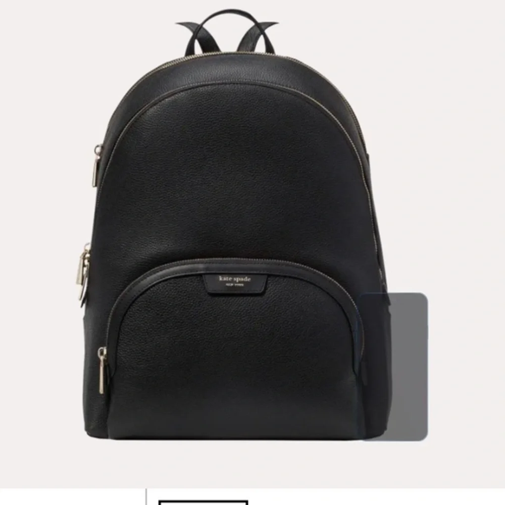 Kate spade pebble leather backpack-EUC